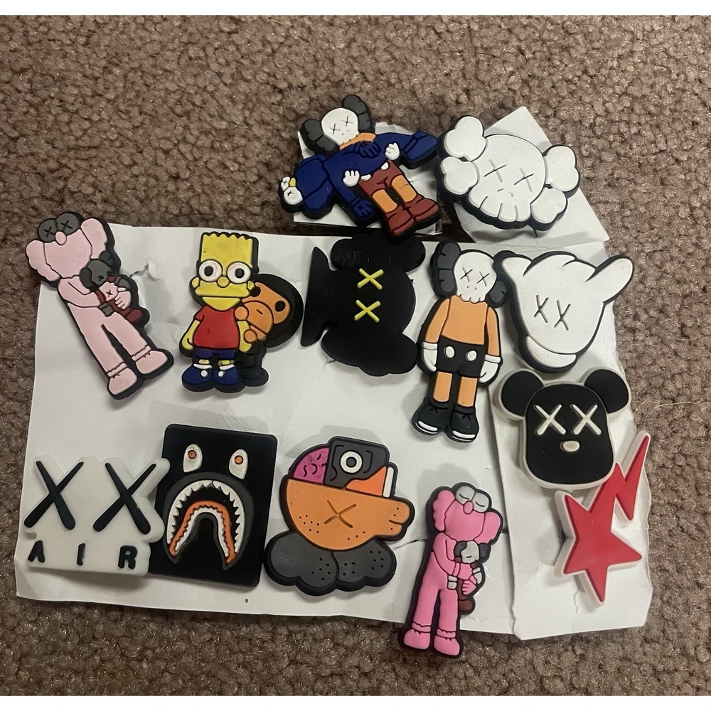 KAWS Hype Crocs SHOE CHARMS Pack of 13